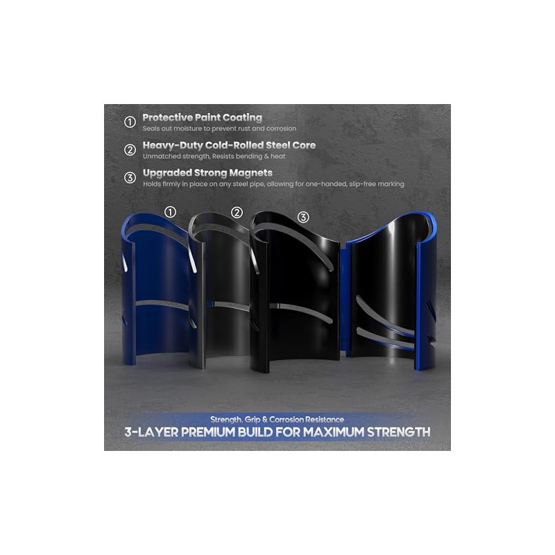 Metal Pipe Cutting Guide Kit, Pipe Cutting Guide Tool, Pipe