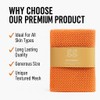 Safarinet African Mesh Sponge, Extra Long Exfoliating Bath Scrub for