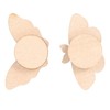DAUZ Elegant Strong Magnets Versatile Embroidery Needle Minder, Beech Wood,