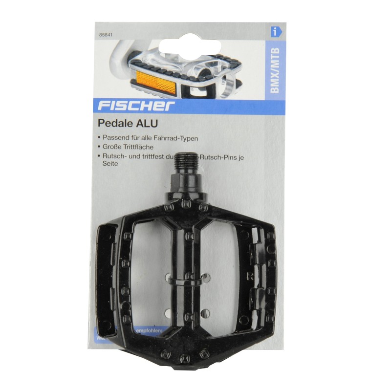 FISCHER MTB/BMX Aluminium Pins Pedals, Suitable for All Bike Types,