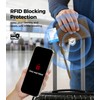 APTMAPT Smart Passport Holder Works with Apple Find My, Leather