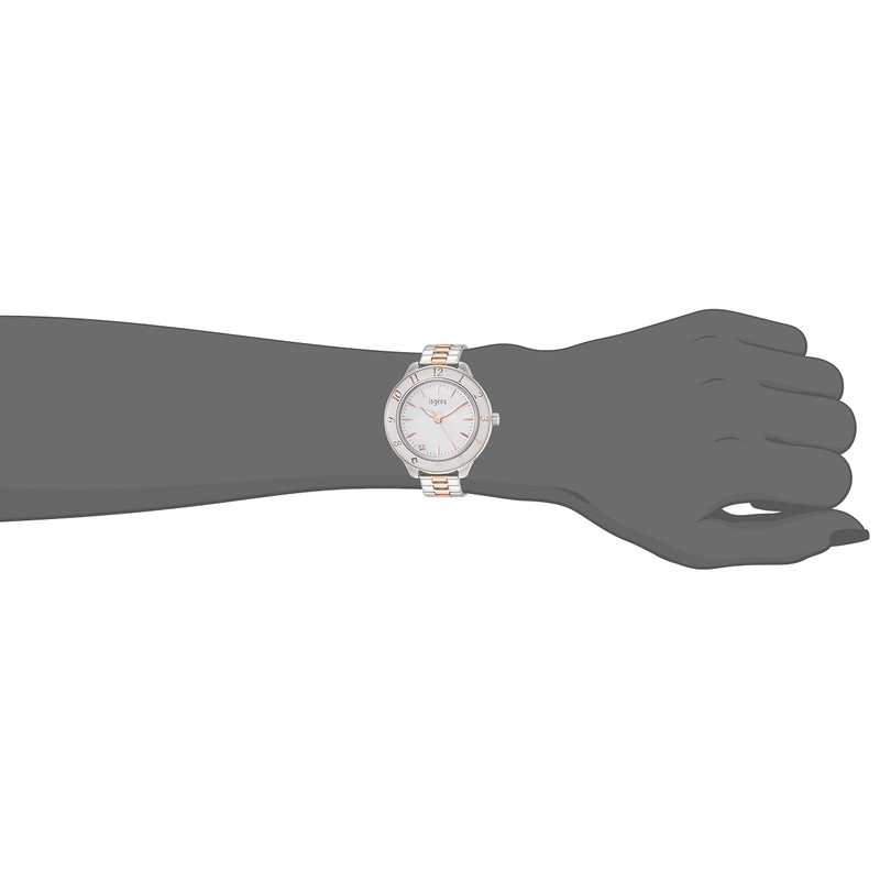 Seiko AHJK461 Women's Wristwatch, Angeline Epora Quarts, Silver + Pink