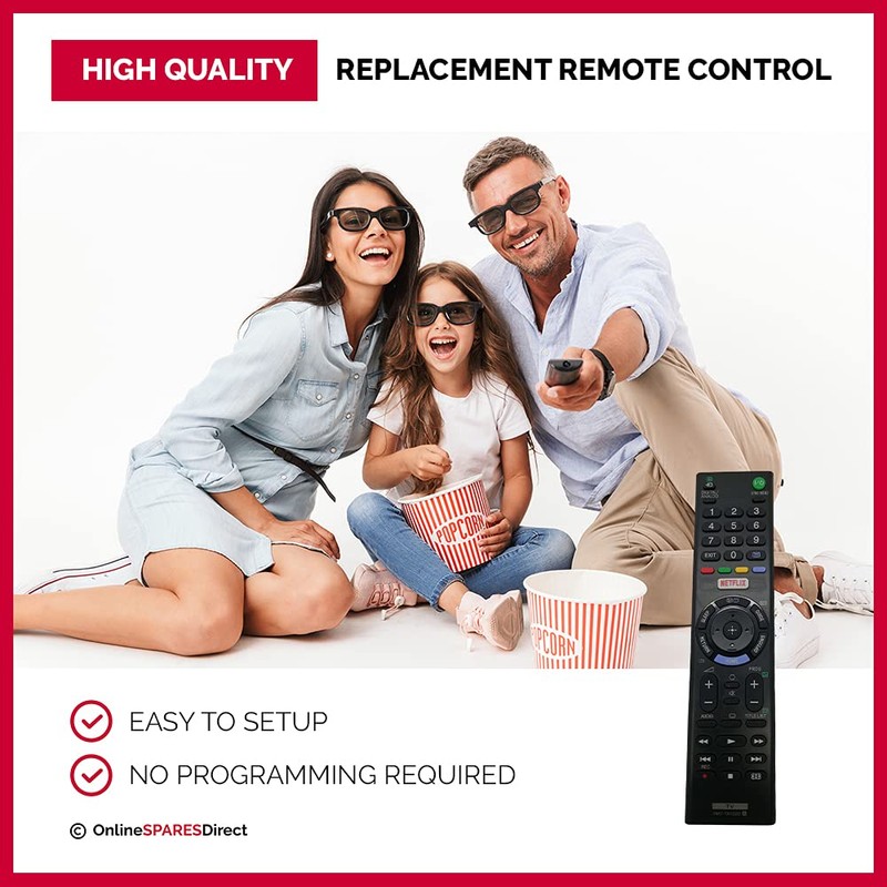 Replacement For Sony TV Remote Control Fits KDL-32R413B KDL-32R433B KDL-40R453B