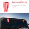 JeCar Red Rear Window Liftgate Glass Hinge Cover for Jeep