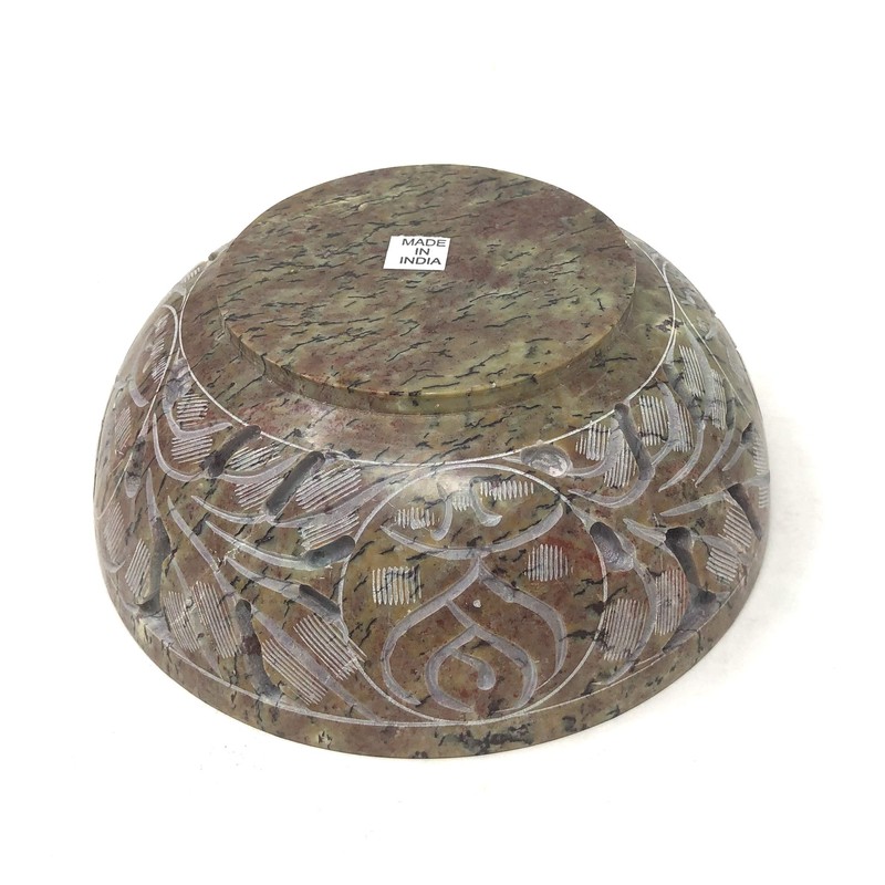 vrinda Soapstone Scrying/Smudge Bowl