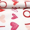 CAIT CHAPMAN HOME COLLECTION Valentine's Love Heart Printed Fabric Table