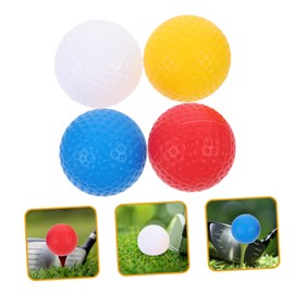 FOYTOKI 16pcs Hollow Holeless Golf Ball Colored Golf Balls Color Golf Balls Compact Practicing Ball Golf Training Ball Exercise Accessory Plastic Golf Balls Reusable Golfing Ball