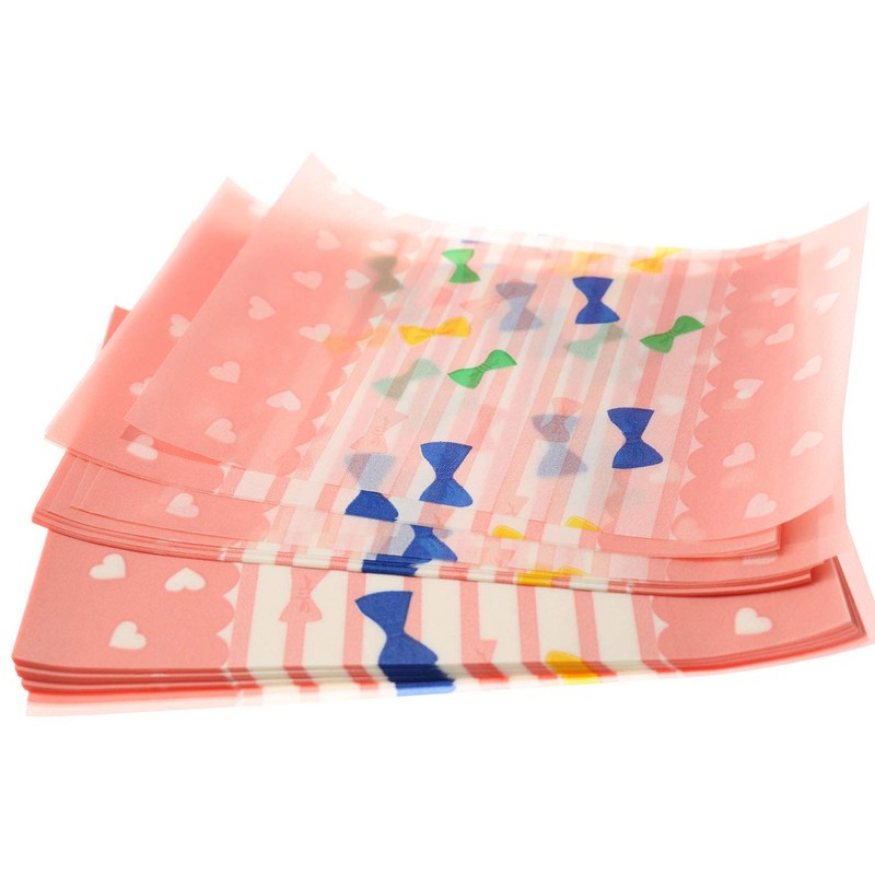 Ruiwaer 200pcs Candy Wrappers Candy Paper Chocolate Sweets Wrappers Birthday
