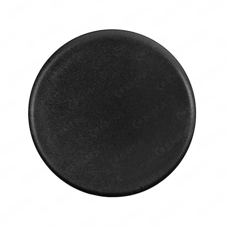 EMFA Lamellar Plugs, Round, 40 mm, Black, Pack of 4