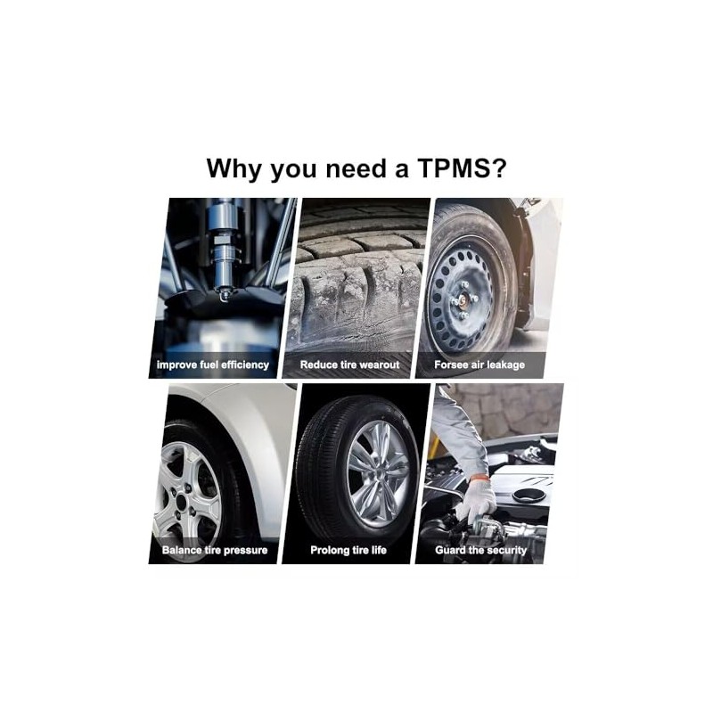 OBEST Tire Pressure Sensor, TPMS Tire Pressure Monitor, TPMS Replacement