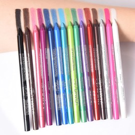 15 Colored Eyeliners Pen Set, ADIMAIS Colour Eyeliner Pencils Pearl Eyeliner Kit Glitter Eye Liners for Women, Eye Shadow Pencil, Lip Liner, Professional Eye Makeup Set with Cosplay Makeup …