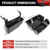 Utiiy Center Console Hanging Organizer for 2018-2025 Jeep Wrangler JL