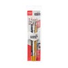 Red by Kiss 3PCS Barber Pencil with Built-in Sharpener -