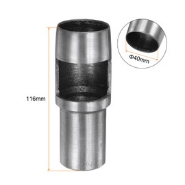 HARFINGTON Hollow Punch for Leather 40mm Round Hole Punch Tool for Belt Puncher Carbon Steel Single Punch for Watch Belts Cut Leather Craft Rubber Paper Fabric Plastic Soft Material