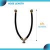 “Y” Mixer Hose, Mix Hot and Cold Water-Washer Braided Rubber
