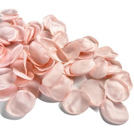 MIUINCY 200PCS Rose Petals, Pink Flower Girl Scatter Petals for Weddings Party Dinner Table Romantic Night Decoration