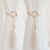 Guador Curtain Tiebacks, Pack of 4 Tiebacks for Curtains Made