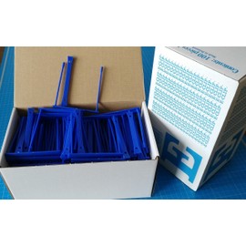 Eclip Original Top Print Pack of 100 E-Clip Document Binder Archive Clip 80 mm Hole