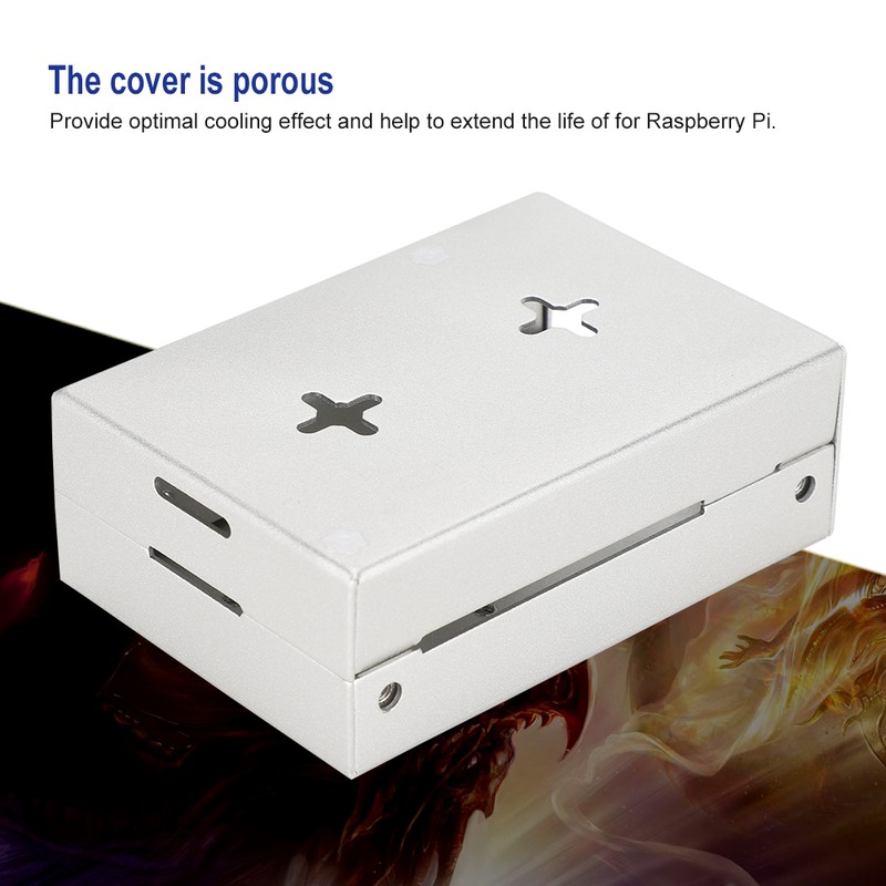 For Raspberry Pi 4B High Quality Protective Aluminum Alloy Metal