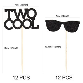 Ercadio - Juego de 24 vasos para cupcakes (24 unidades), color negro