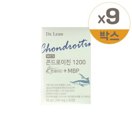 Dr.Lin Chondroitin 1200 Conrate + MBP 1200mg x 9 30 tablets / 닥터린 콘드로이친 1200 콘레이티 + MBP 1200mg x 30정 9개