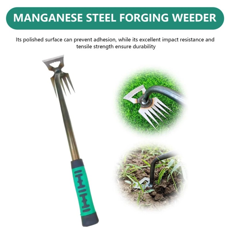 5/6/11 Teeth Weed Puller Tool Set Garden Hand Weeder Tools
