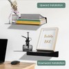 2 Pack Heavy Duty Metal Floating Shelves (12” x 8”)