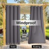 NICETOWN Outdoor Curtain for Patio Waterproof Extra Wide 100", Blackout