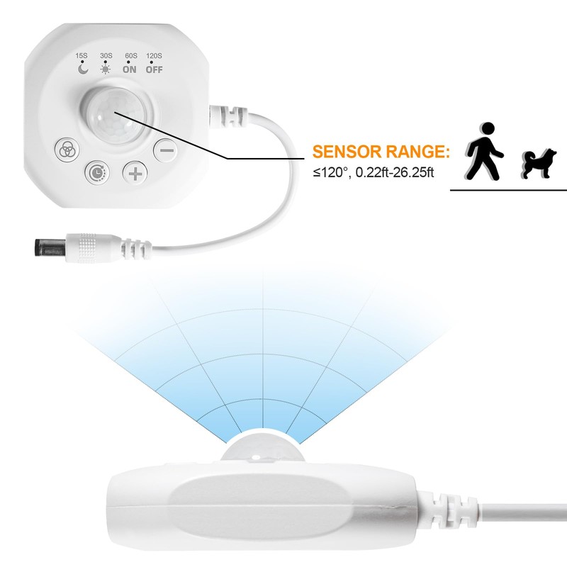 SUPERNIGHT Dimmer Switches for Led Lights, Pir Motion Sensor Switch
