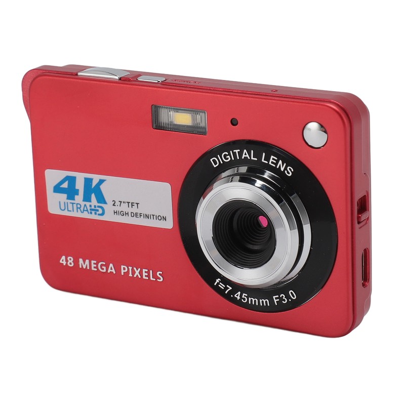 4K Digital Camera 48MP HD 2.7 Inch Screen 8X Zoom