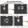 MANICAF Lock Cylinder 40/45 Cylinder Lock with 5 Keys, Profile