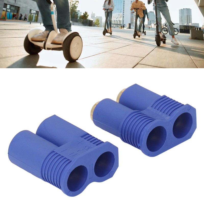 10 Set EC8 Plug 8mm Brass Gold Plated Male Female