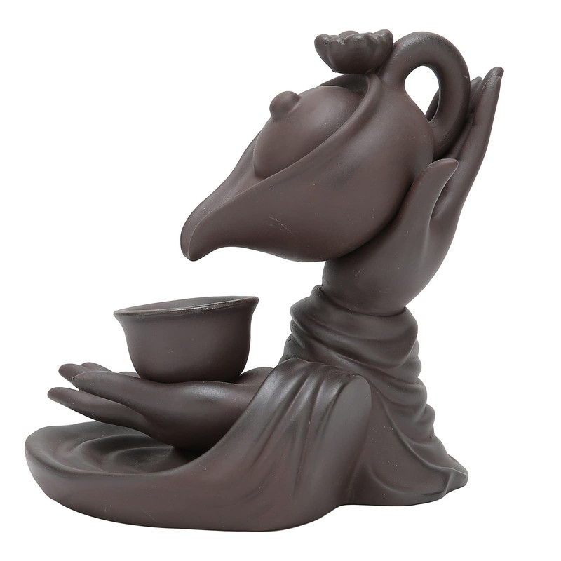 Cocoarm Innovative Backflow Incense Burner Smoke Waterfall Table Decoration for