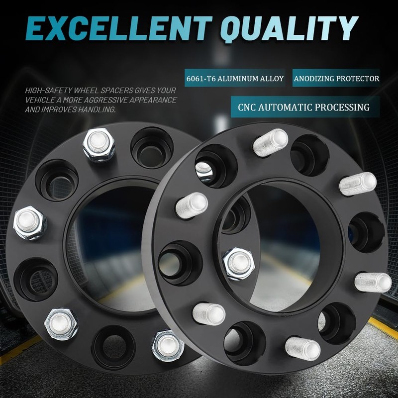 IRONTEK 1.5" Wheel Spacers 6x139.7mm Forged Spacers with 95.1mm Hub