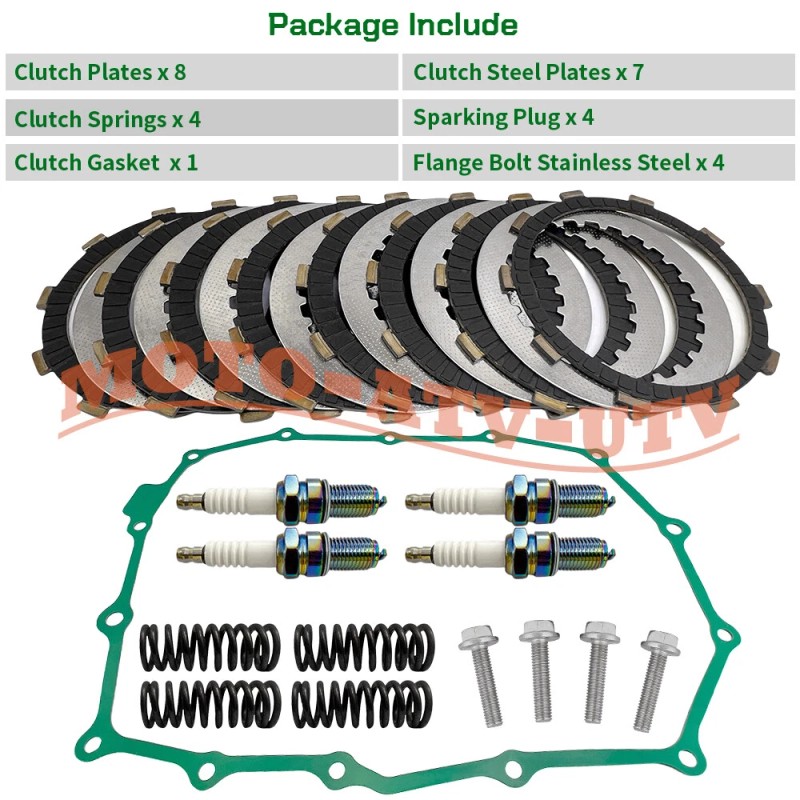 JINFANNIBI Clutch Kit Springs & Cover Gasket For Honda Shadow