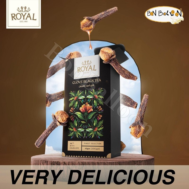 Royal Clove Black Tea Bag Pure Natural Drink Herbal Herb