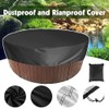 Round Hot Tub Cover Insulated, 80'' x 12''Anti UV Outdoor