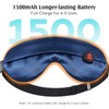 YFONG 1 Pack Cordless Heated Eye mask + 1 Pack