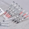 erofa Transparent Parallel Calligraphy Fountain Pen Set with Duckbill Clip,7
