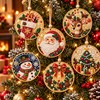 DIY Christmas Diamond Painting Ornament Kit for Holiday Decorating –