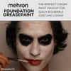 Mehron Makeup Foundation Greasepaint, WHITE â€" 1.25oz
