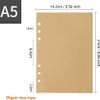 Aomiduo Refillable A5 Paper Lined, Refill Paper 100 Sheets 6