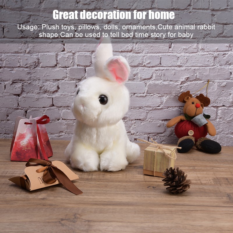 Simulation Animal Rabbit Plush Toy Playing Soft Toy for Children
