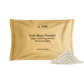 Pure Original Ingredients Irish Moss Powder (8oz) Dried Carrageen Seaweed, Gluten-Free, Lab-Verified