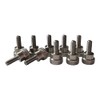 Precisiongeek - Knurled Screws M4 x 10 mm 1 Set