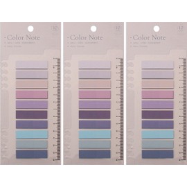 IMPRINT Purple Soft Tone Sticky Tabs | Book Tabs for Annotating Books, Reports | Transparent Sticky Index Tabs Page Markers Sticky Note Tabs Book Annotation Supplies | 600 Tabs