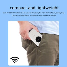 4G LTE Portable Router for Travel, 300Mbps Unlocked High Speed 4G Pocket Mobile Hotspot,Up to 10 Devices, USB Powered, 4G B1/3/5/7/8/40