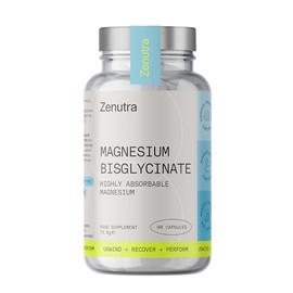 Magnesium Bisglycinate 700mg – High Absorption Chelated Magnesium Glycinate for Sleep & Relaxation, Muscle Function & Energy – Vegan Friendly – 90 Capsules (45 Day Supply)
