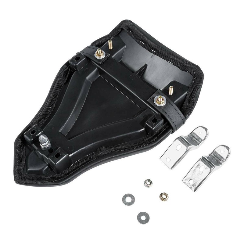 XMT-MOTO Rear Passenger Seat Pad Pillion PU Leather Fit For