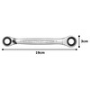TONE RMW-1215 4-Way Ratchet Glasses Wrench Double Side Width 0.5